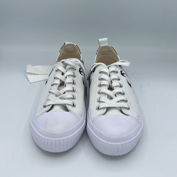 NWT McQ White Swallow Swarm Trainer Size 38 Unisex - Picture 11 of 13